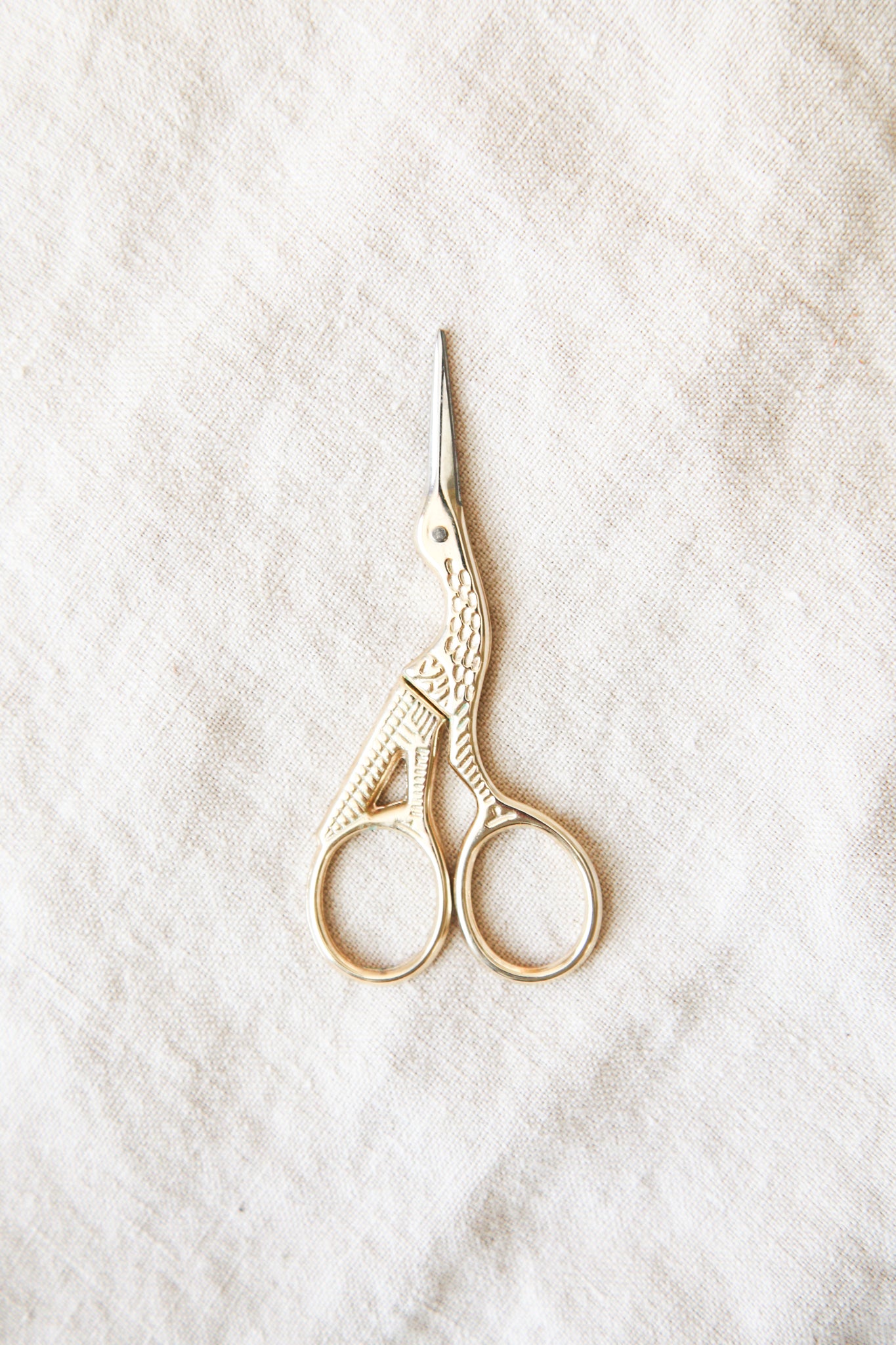 Gold Crane Scissors