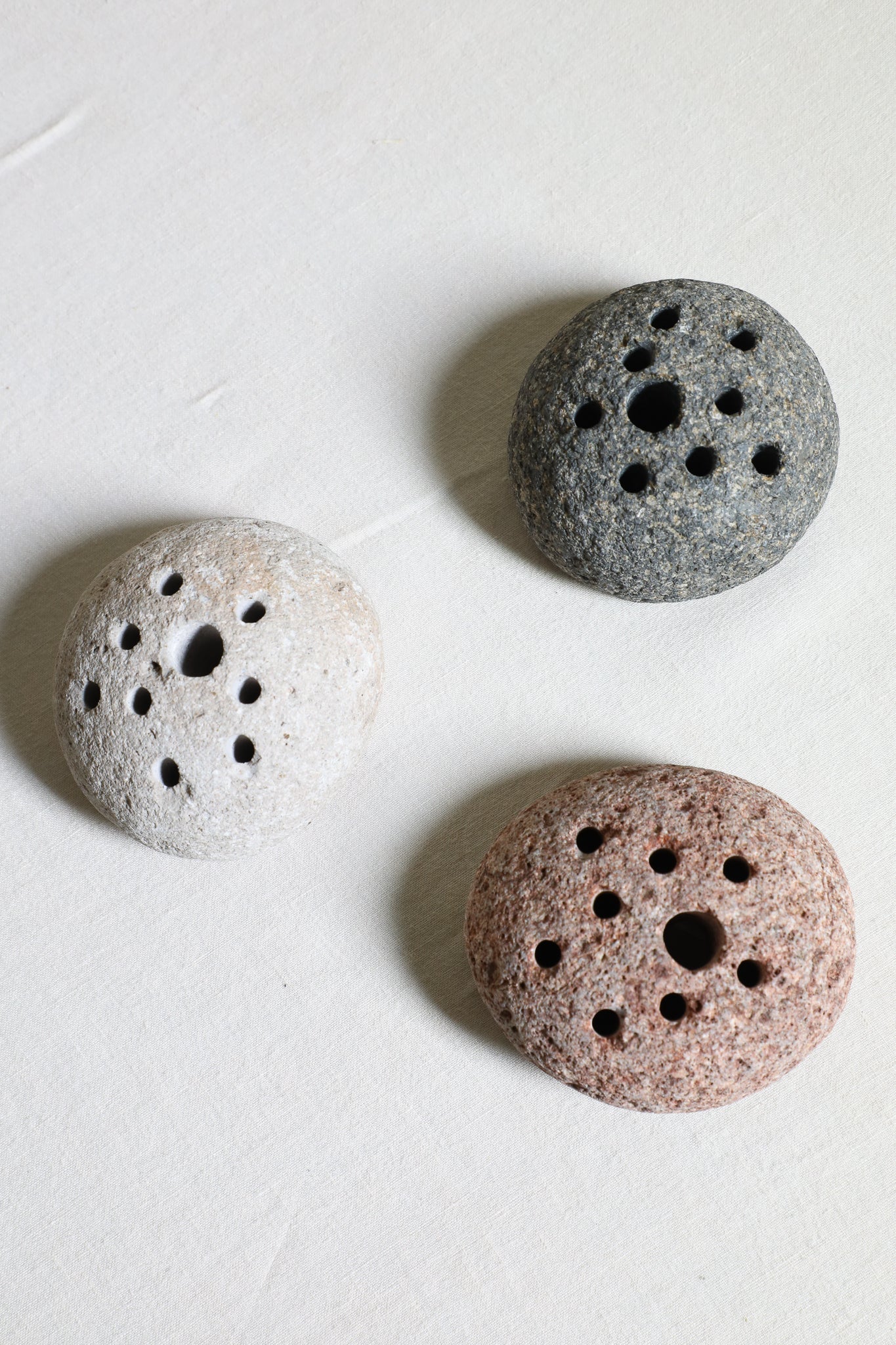 Stone Floral Frog