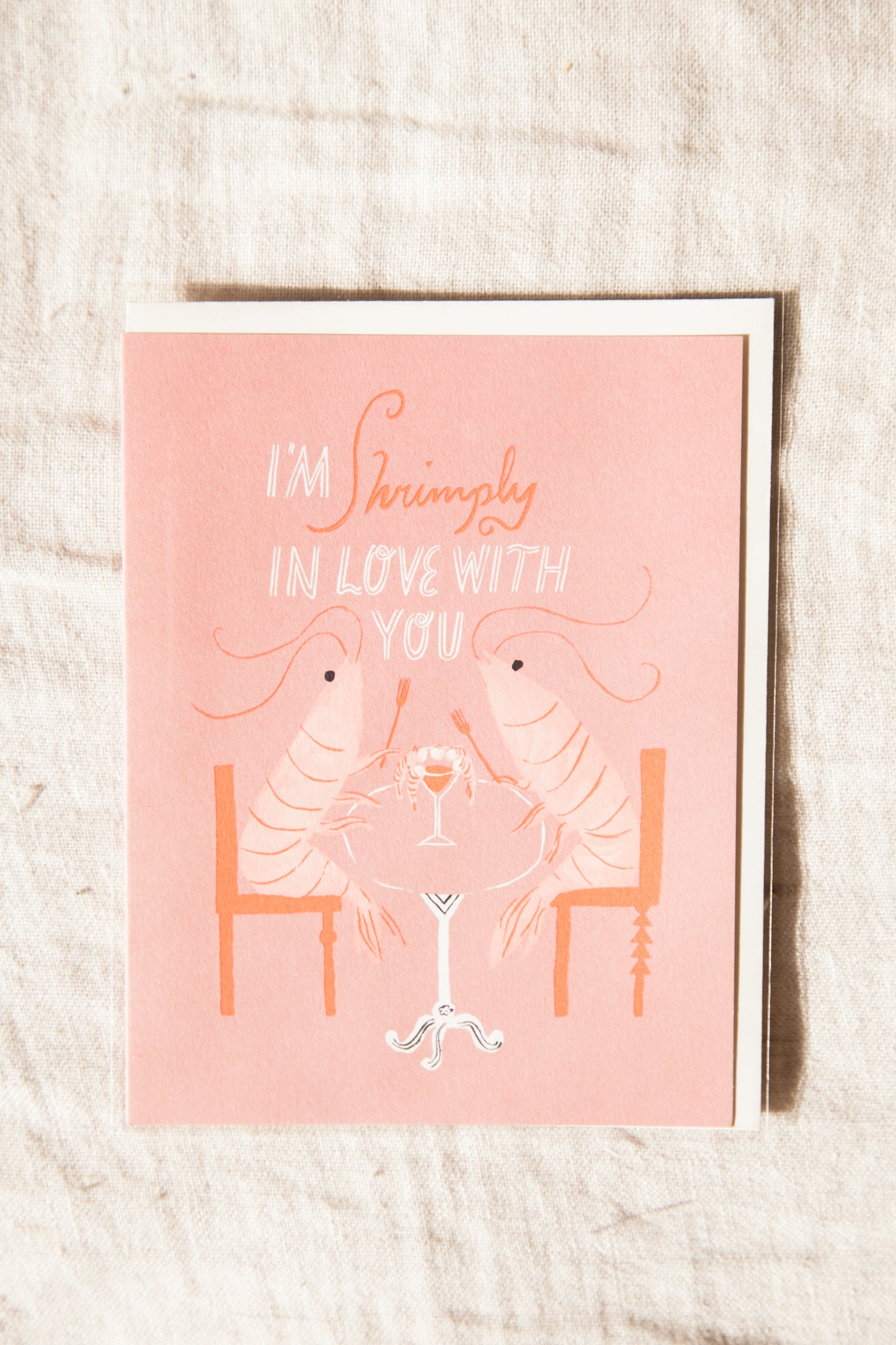 Shrimply Love You Greeting Card