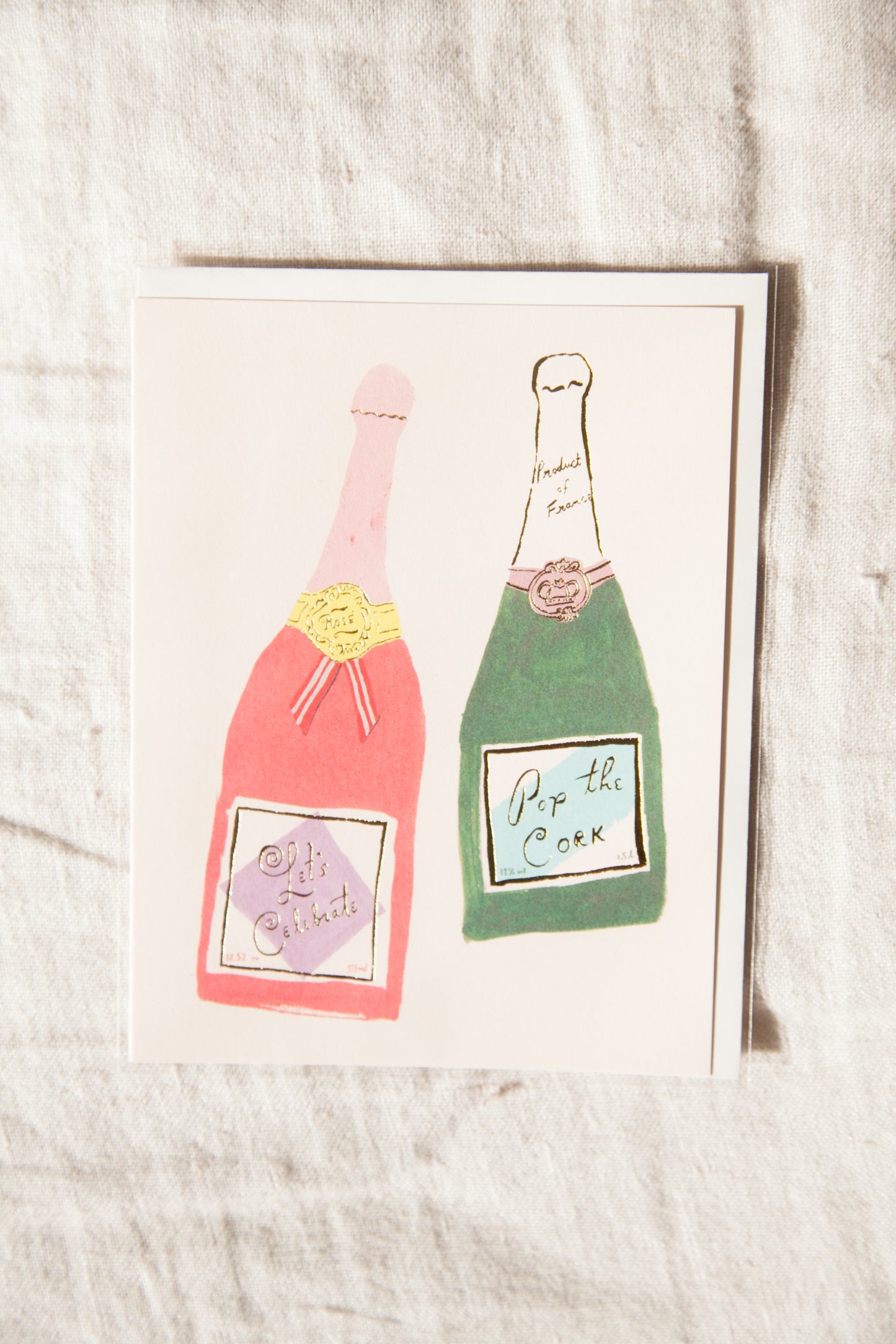 Champagne Congratulations Greeting Card