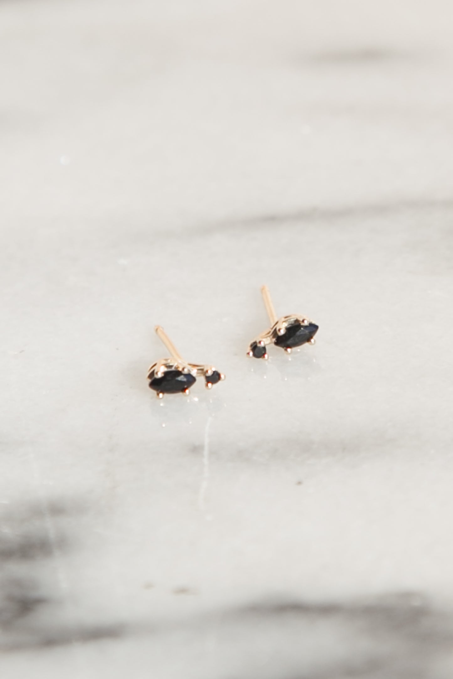 Marquise Onyx + Accent Studs