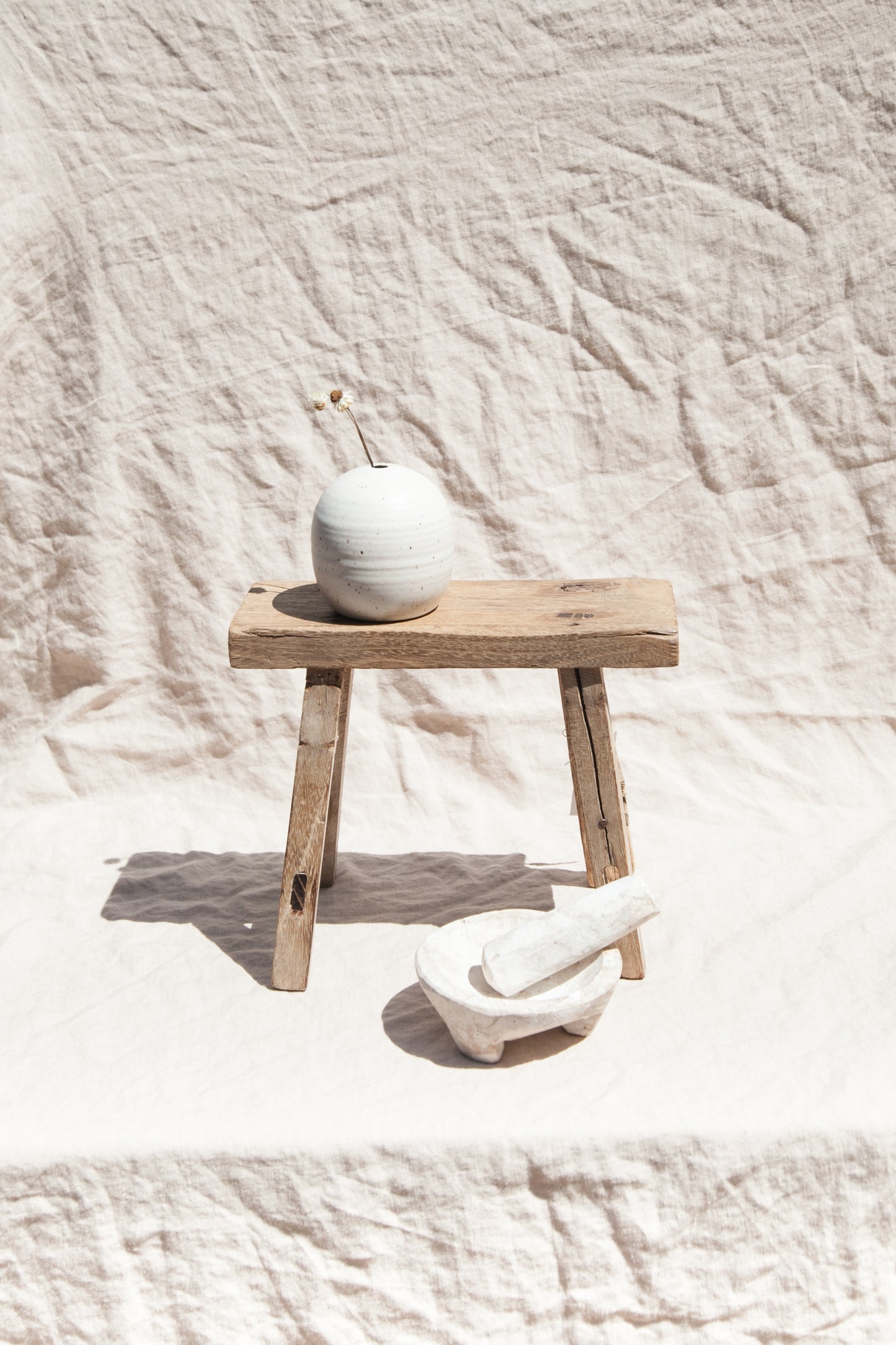 Antique Milking Stool - Miniature