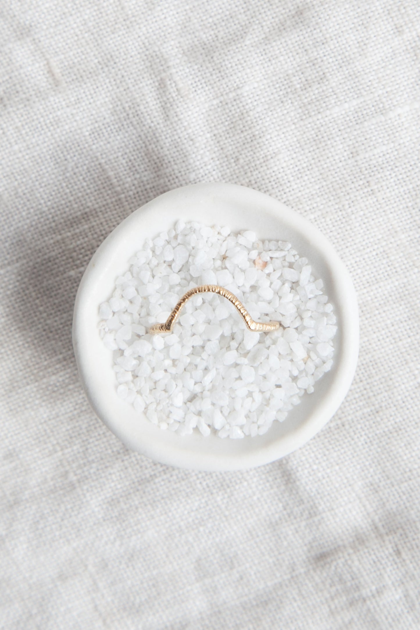 Arc Band - Solid 14K Gold