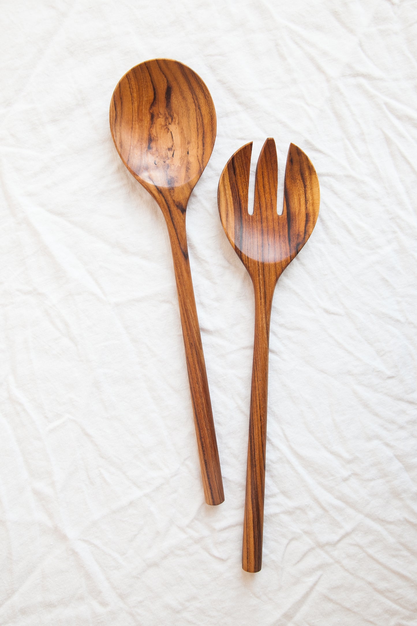 Teak Salad Set