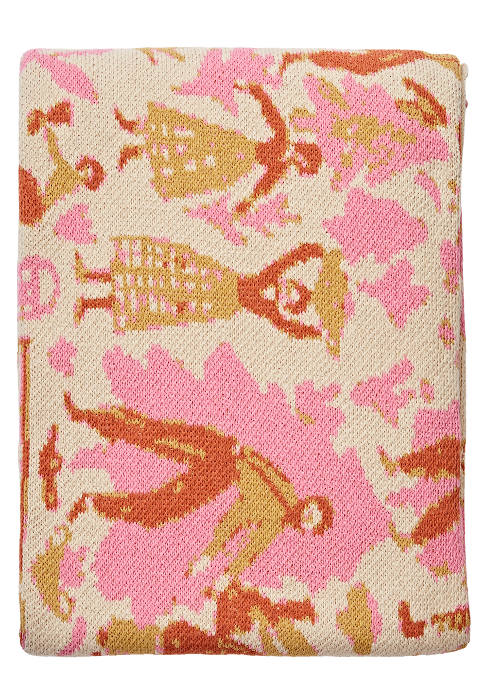 Swiss Fields Carnation Blanket