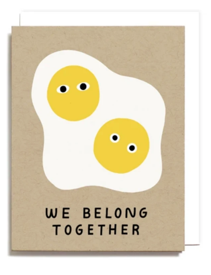 We Belong Together Eggs Greeting Card