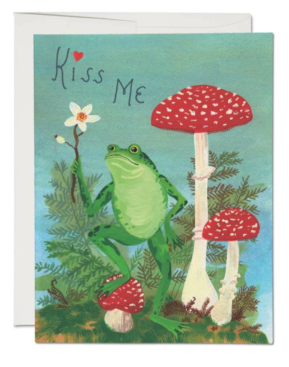 Kiss Me Greeting Card