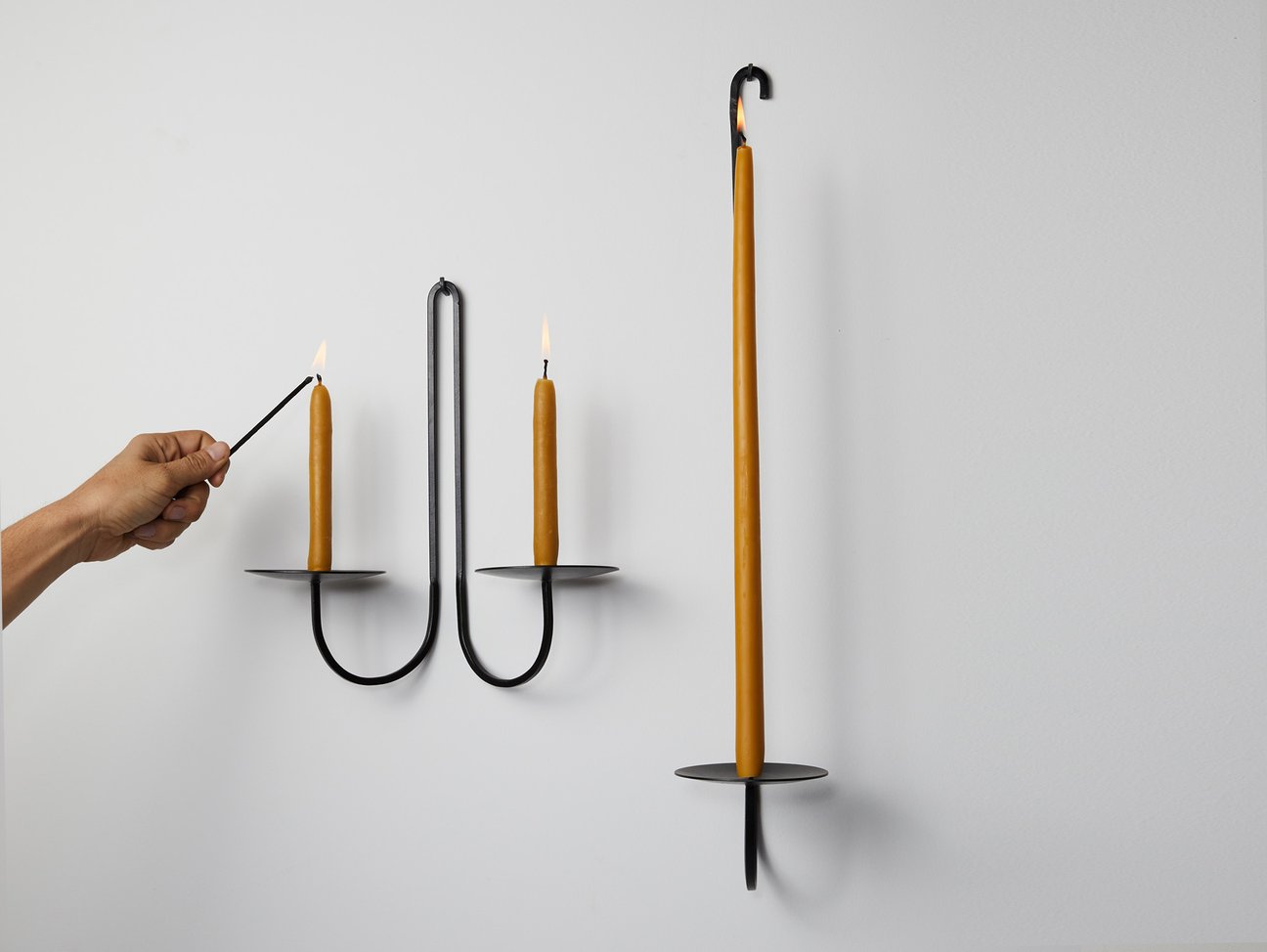 Iron Candle Holder